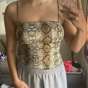 Windsor Snakeskin Bodysuit